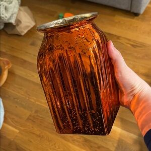 Amber Glass Vase